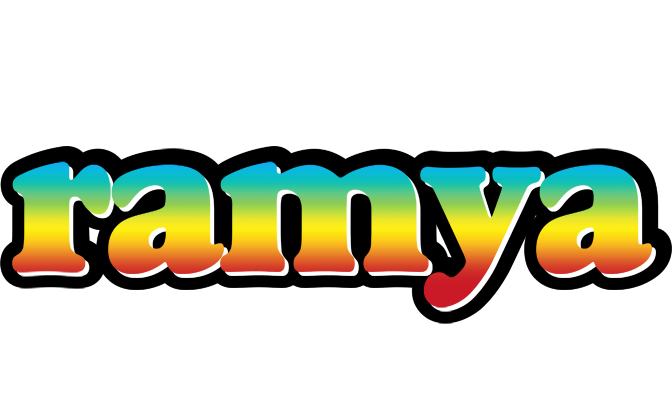 Ramya color logo