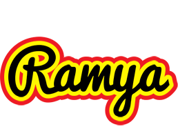 Ramya flaming logo