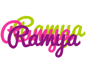 Ramya flowers logo