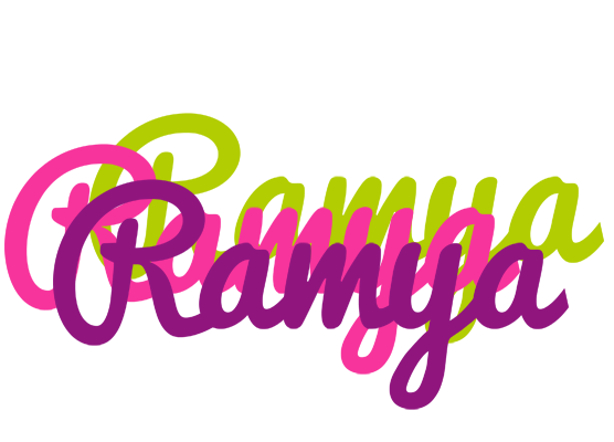 Ramya flowers logo