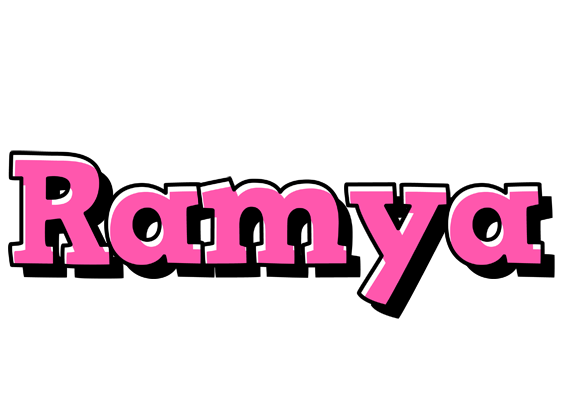 Ramya girlish logo