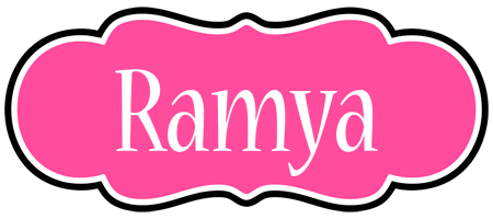 Ramya invitation logo