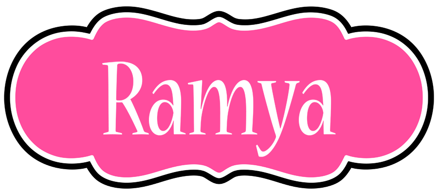 Ramya invitation logo