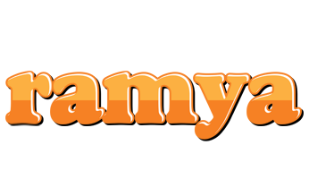 Ramya orange logo