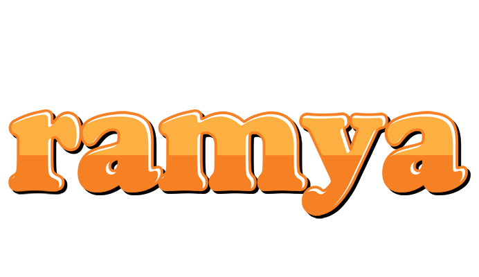 Ramya orange logo