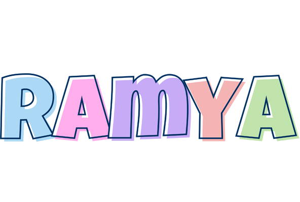 Ramya pastel logo