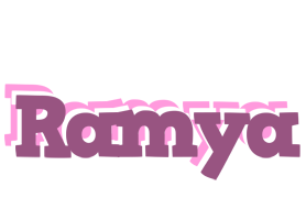 Ramya relaxing logo