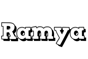 Ramya snowing logo