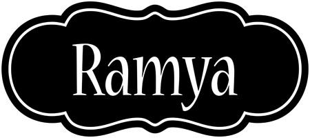 Ramya welcome logo