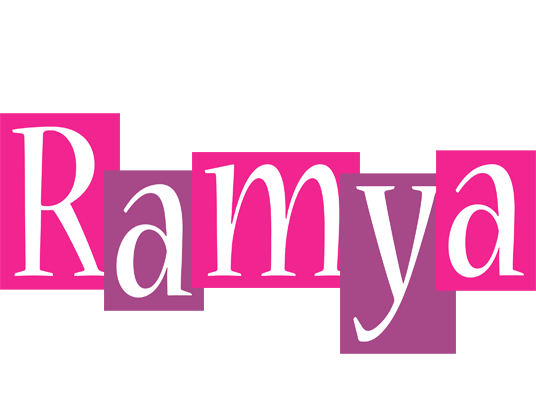 Ramya whine logo