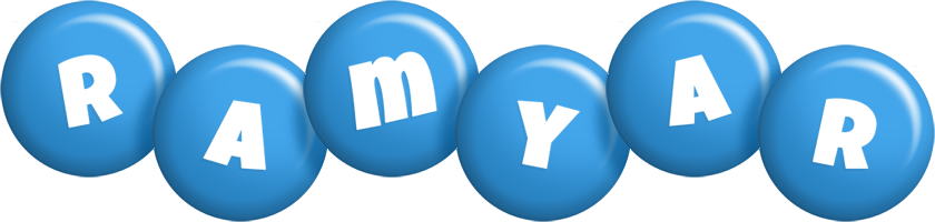 Ramyar candy-blue logo