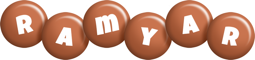 Ramyar candy-brown logo