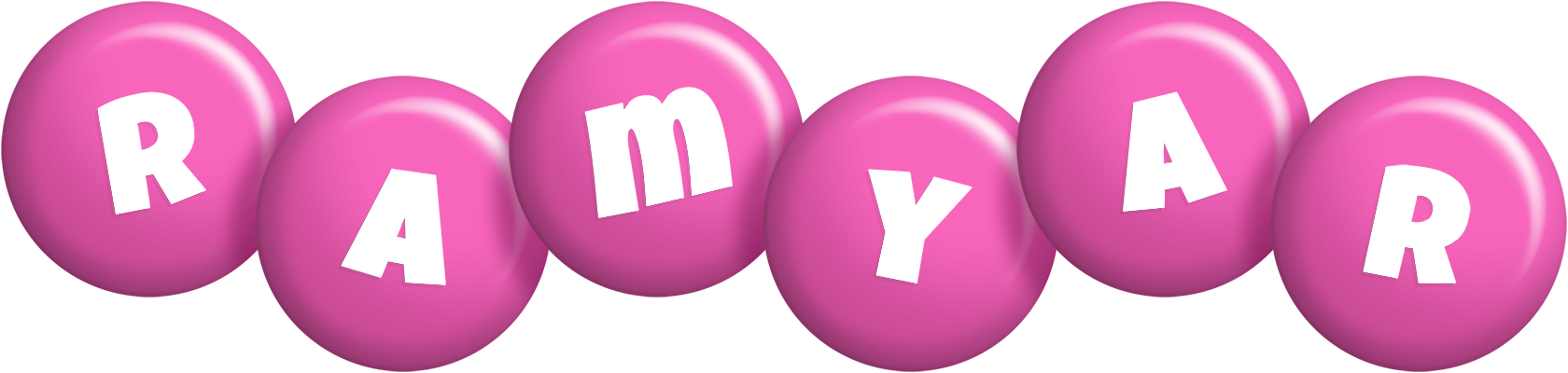Ramyar candy-pink logo