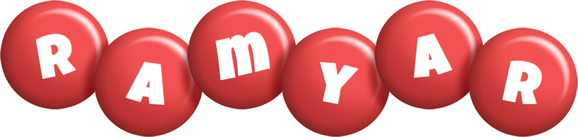 Ramyar candy-red logo