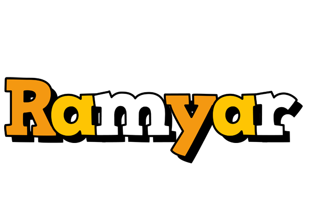 Ramyar cartoon logo