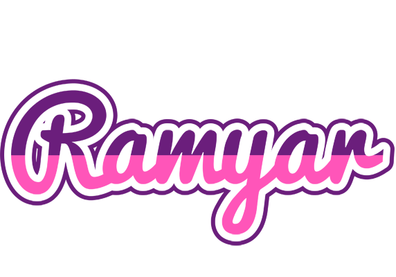 Ramyar cheerful logo