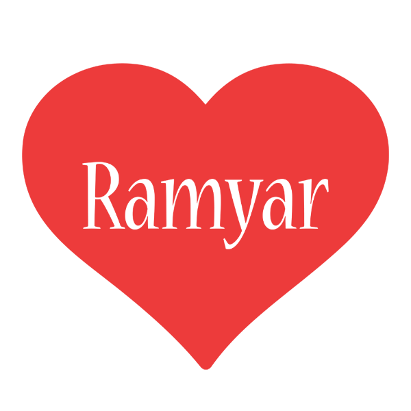 Ramyar love logo