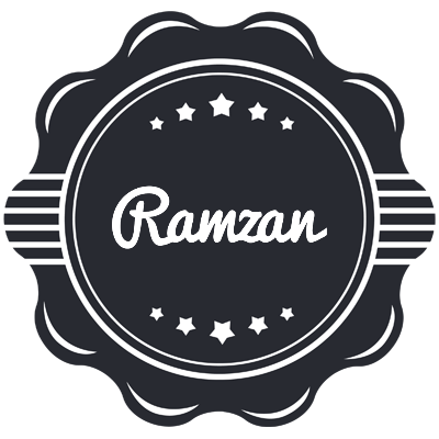Ramzan badge logo