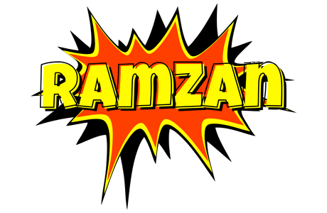 Ramzan bazinga logo