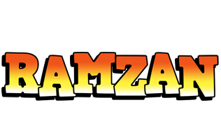 Ramzan sunset logo