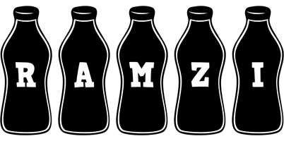 Ramzi bottle logo