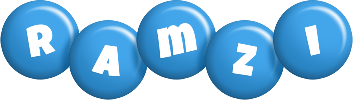 Ramzi candy-blue logo