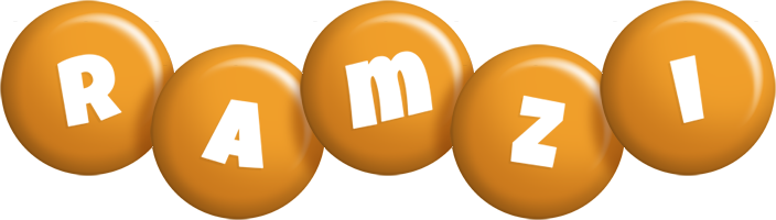 Ramzi candy-orange logo
