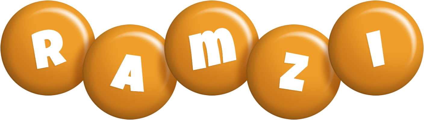 Ramzi candy-orange logo