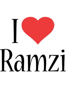 Ramzi i-love logo