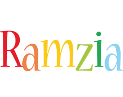 Ramzia birthday logo