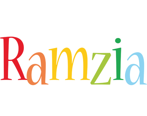Ramzia birthday logo