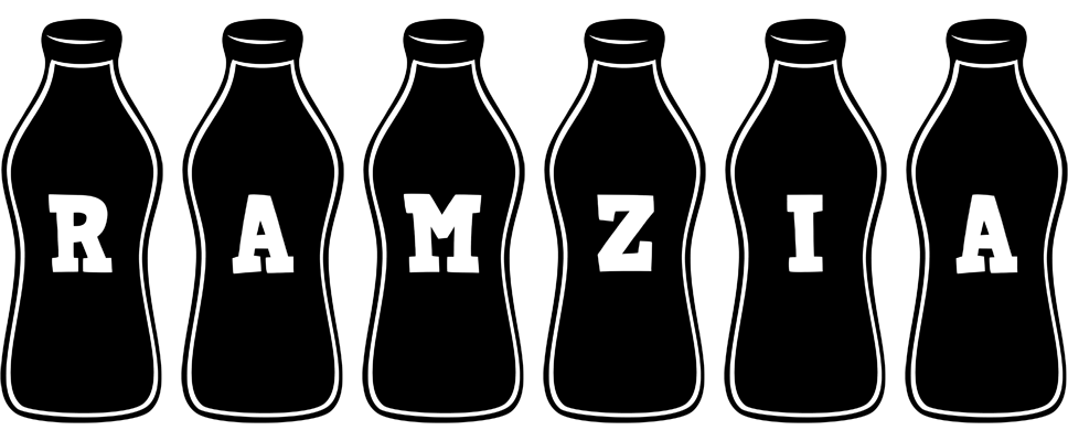 Ramzia bottle logo