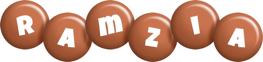 Ramzia candy-brown logo