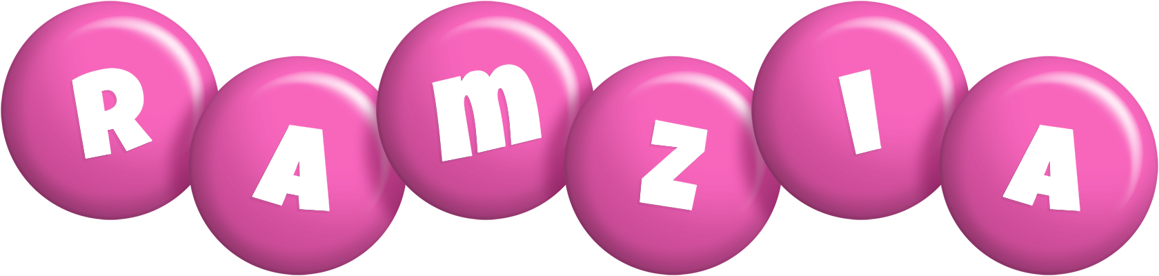 Ramzia candy-pink logo