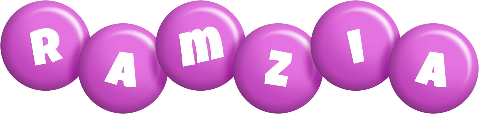 Ramzia candy-purple logo