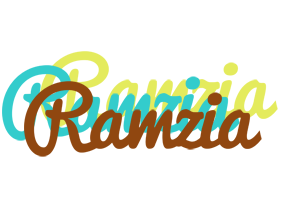 Ramzia cupcake logo