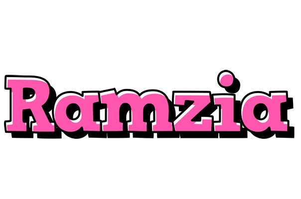Ramzia girlish logo