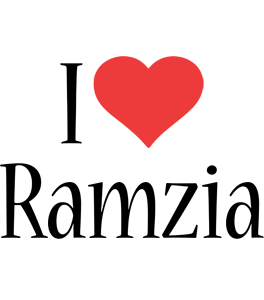 Ramzia i-love logo
