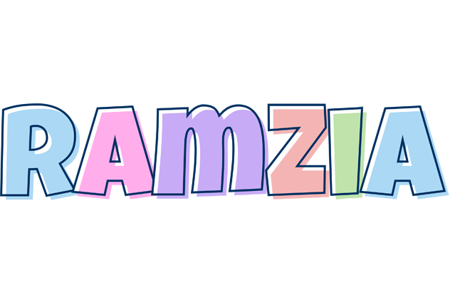 Ramzia pastel logo