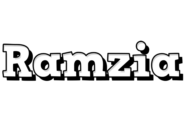 Ramzia snowing logo