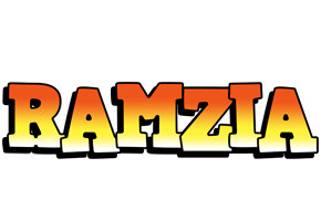 Ramzia sunset logo