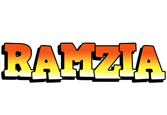 Ramzia sunset logo