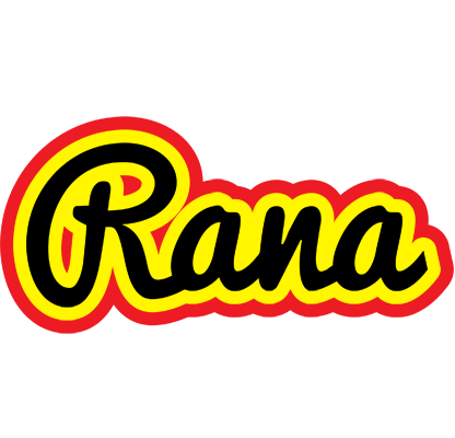 Rana flaming logo