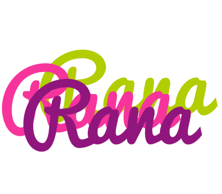 Rana flowers logo