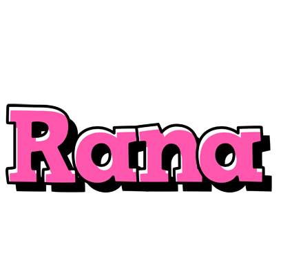 Rana girlish logo