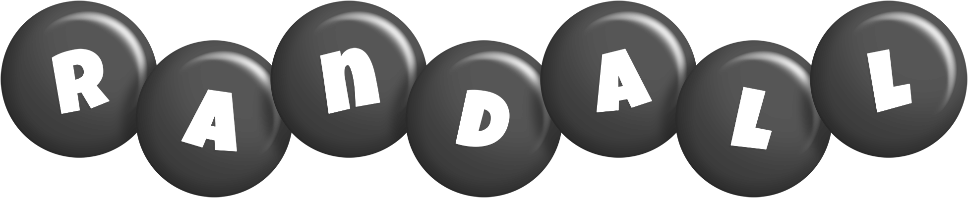Randall candy-black logo