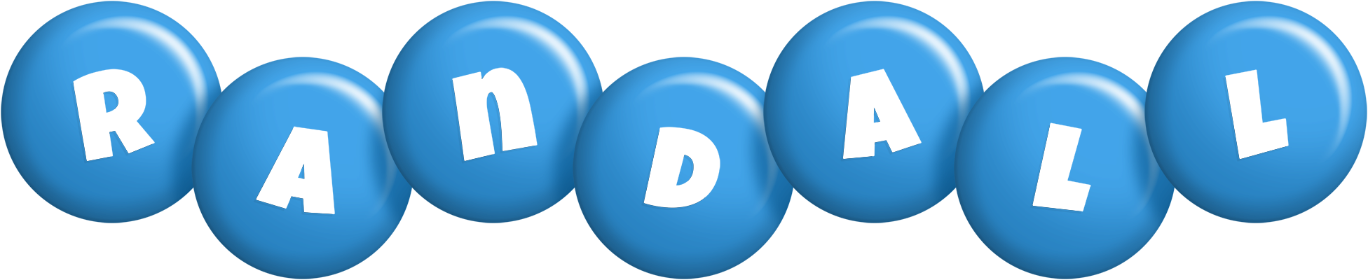 Randall candy-blue logo