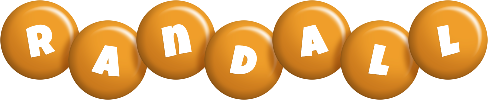 Randall candy-orange logo