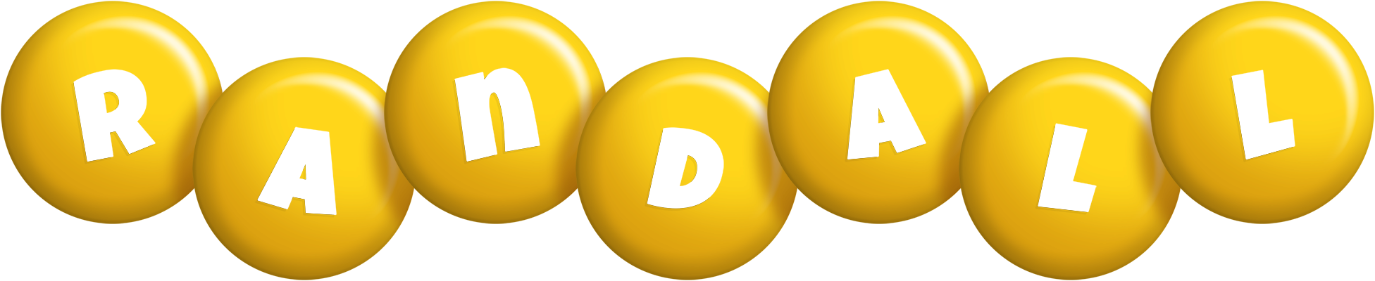 Randall candy-yellow logo