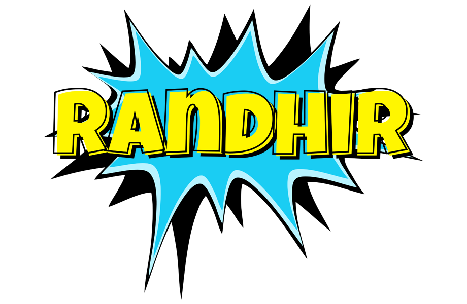 Randhir amazing logo